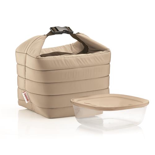 GUZZINI Set borsa termica con contenitore salva freschezza Guzzini tortora